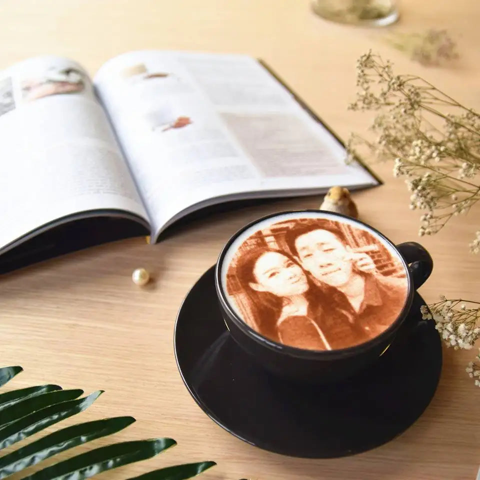 EVEBOT EB-Pro the Fastest Selfie 3D Coffee Printer 600dpi Latte Art Printer Machine Coffee Printer Inkjet Food with Edible Ink