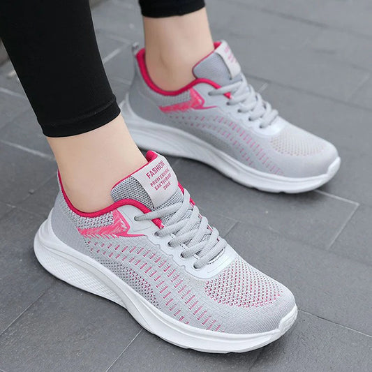 Y 36-40 Women's Casual Breathable Lightweight Running Walking Style Comfortable Sneaker Soft Soles Shoes for Women Four Seasons