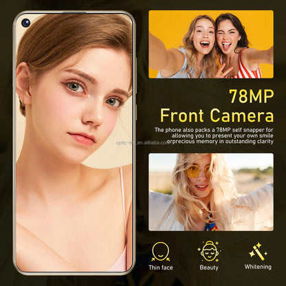 Hot Selling 5G Smartphone S24 S25 Ultra Telephone 7.3 Inch Android Phones Unlocked 16G+1TB Cellphone Mobile Phones 4G 5G