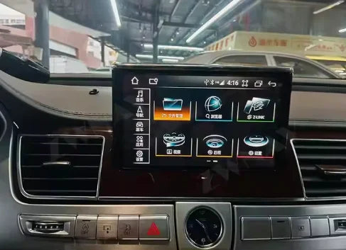 ZWNAV Android 11.0 Qualcomm 8 Core 128GB Car Radio for Audi A8 A8L D4 2004-2012 IPS Car Screen Stereo Audio Multimedia Player