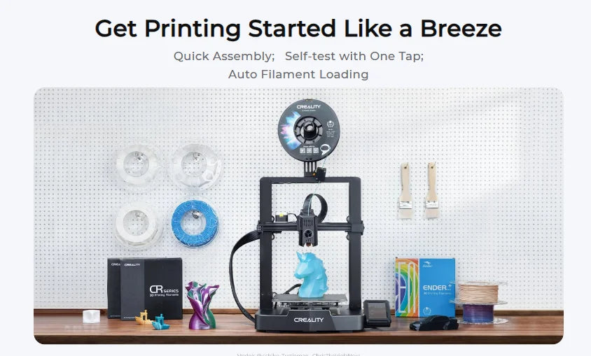 Creality Ender 3 V3 KE Smart Creality OS 500mm/s Max Printing Speed Smarter and Faster FDM 3D Printer