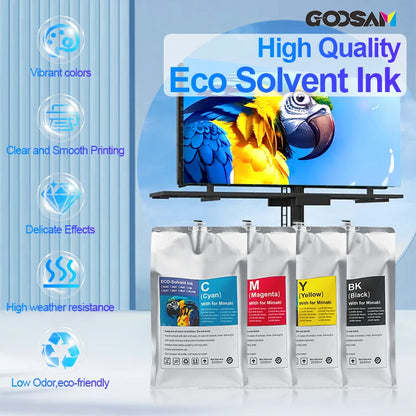 Best Selling 2L/bag Bs3 Bs4 Es3 Ss21 Eco Solvent Ink Bag for Mimaki Jv300 Jv150 Cjv300 Cjv150