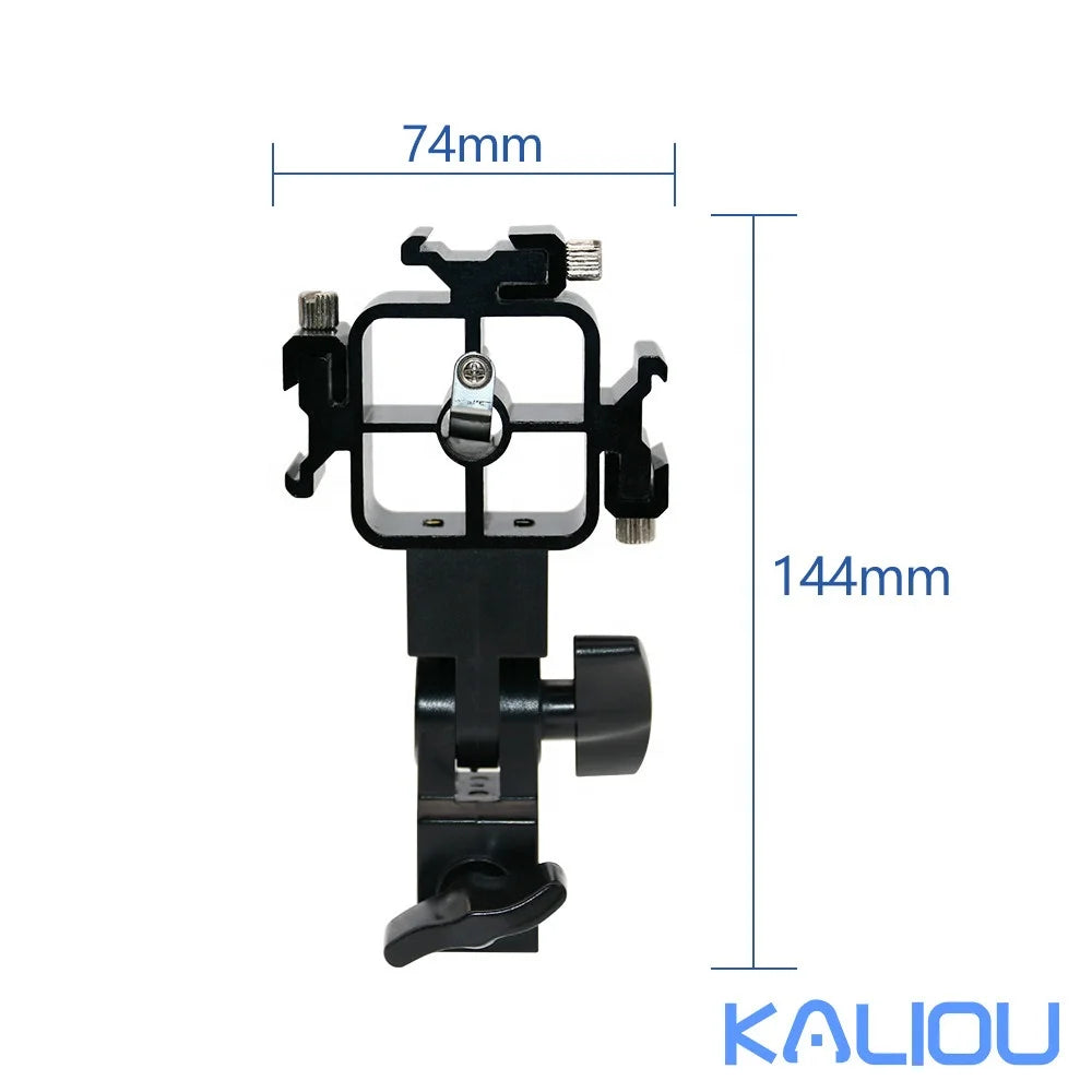 Kaliou Factory Black Photography Accessories Lamp Holder for Digital/DSLR Cameras Aluminum Alloy & Plastic Lightweight