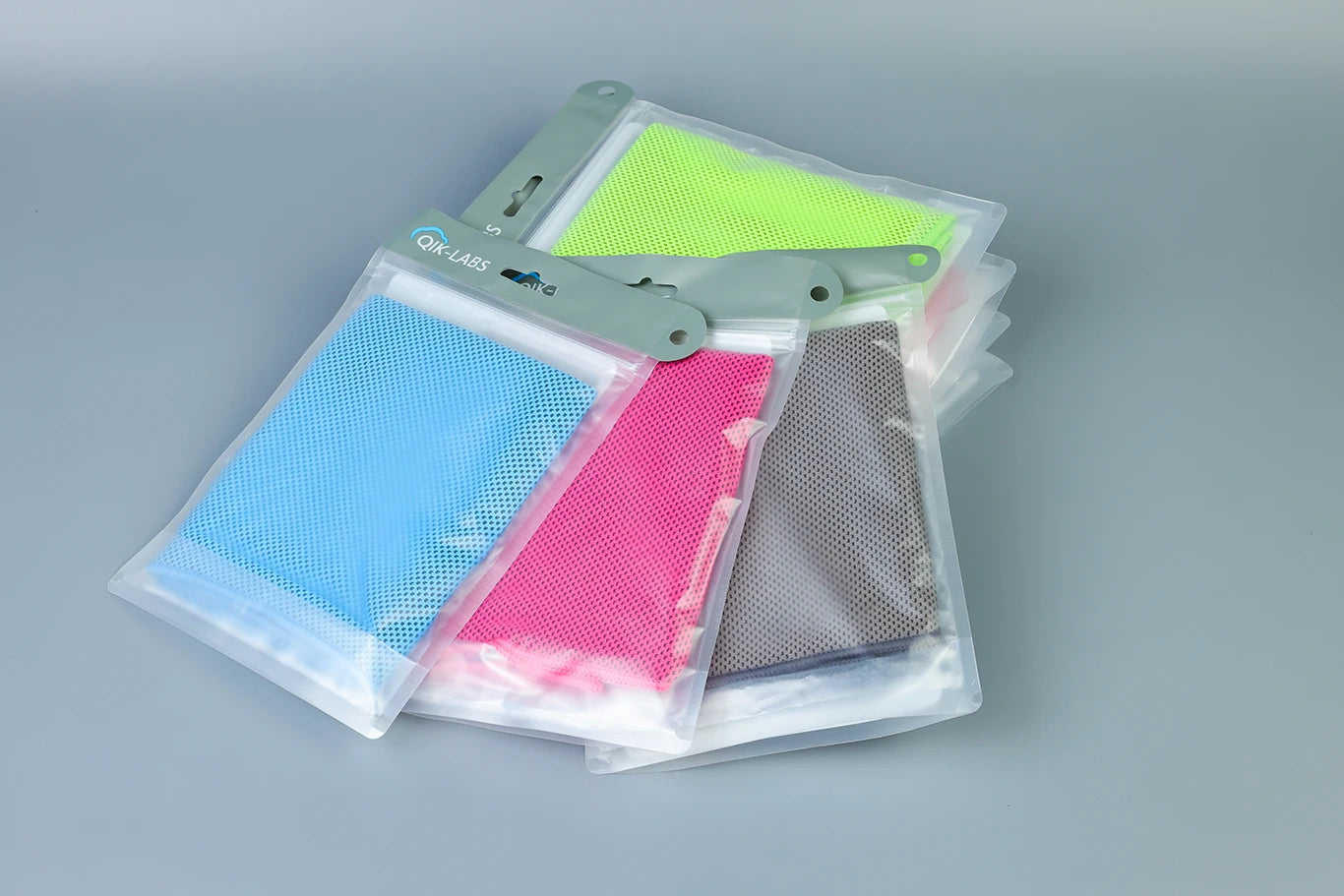 Wholesale Microfiber Cooling Towel Custom Logo Solid Color Knitted Technique Instant Cooling Effect
