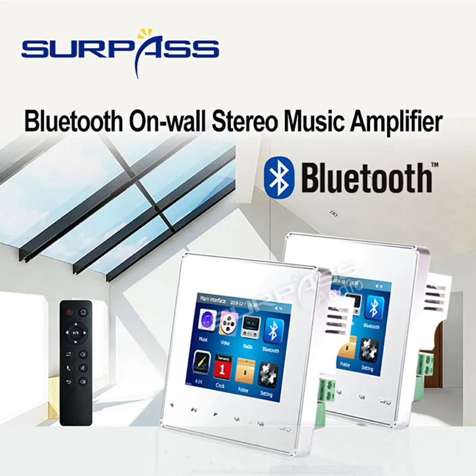 SP-PW225A  SURPASS Audio  Hotel HiFi Music Mini on Wall Installation Class D Amplifier Smart Home Pro Audio