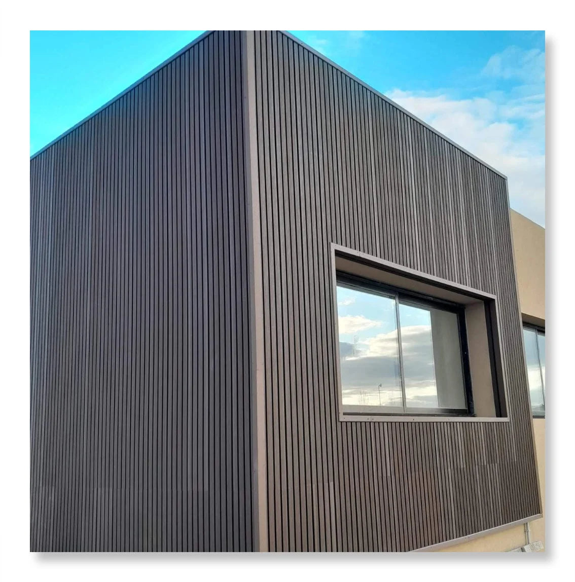 Modern Style Waterproof Composite WPC Wall Cladding Soundproof Interior Decoration Co-Extrusion Panels Plastic Wall Cladding