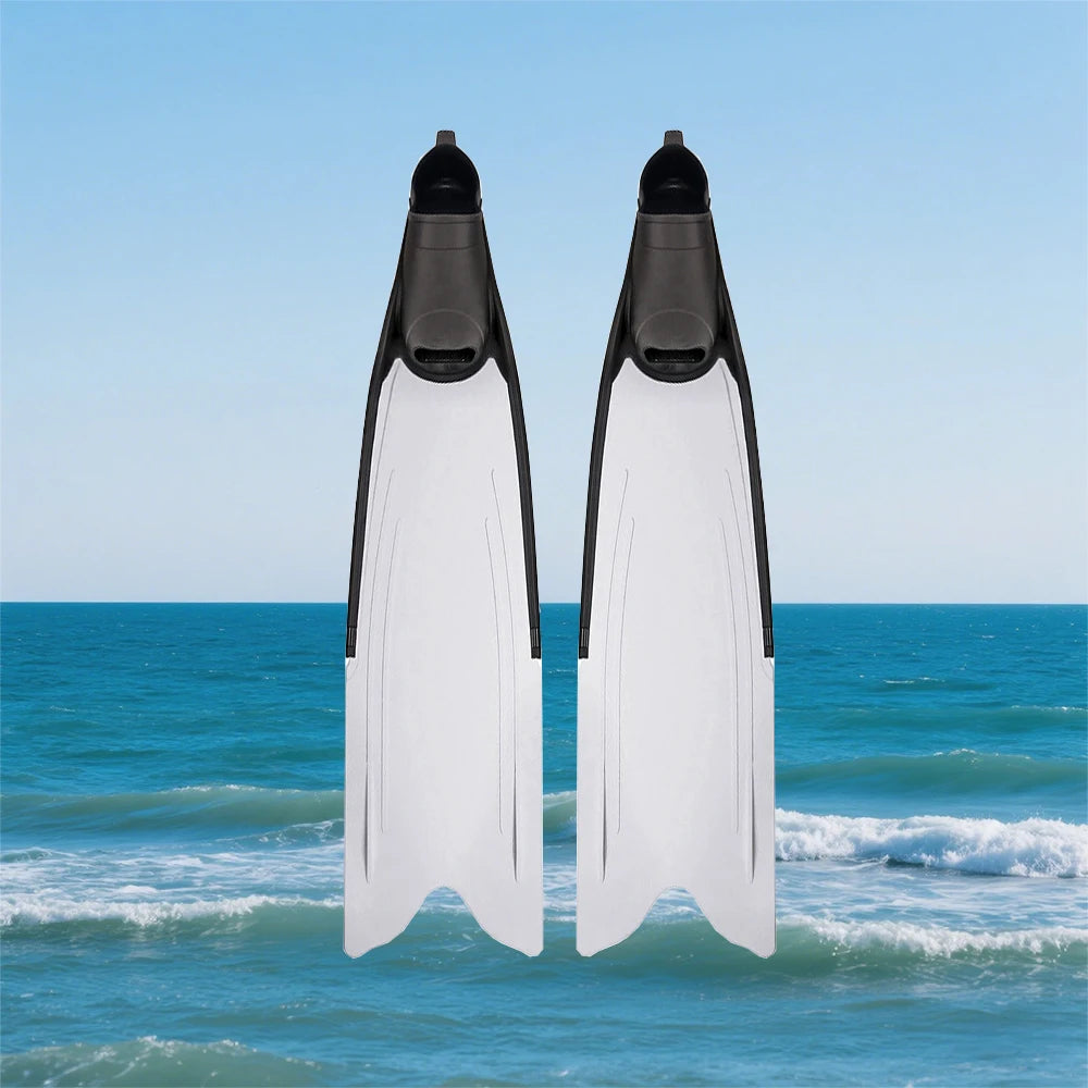 Modular Freediving Fins Long Blade Flippers PP Interchange Foot Pocket Impulse Professional Divers Spearfishing Free Diving Fin