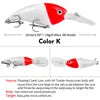 Hot Sale 14g/10cm Multiple Colors Swing Bait Seawater Freshwater Fishing Bait Artificial Simulation Swimming Bait