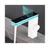 LED Intelligent Digital Temperature Display Hydroelectric Power Smart Surround Atmosphere Brass Aluminum Bathroom Basin Faucet