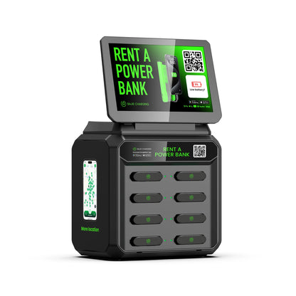 Power Bank 6000Mah Power Charger With 8 Slots and Phone Charging Station Overcurrent Protection 60W Solar Powered Kiosk Rental