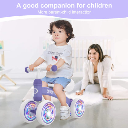 Baby Balance Bike Toys for 12-36 Months Kids Toy Boy and Girls Gifts Toddler Best First Birthday Gift  (Purple)