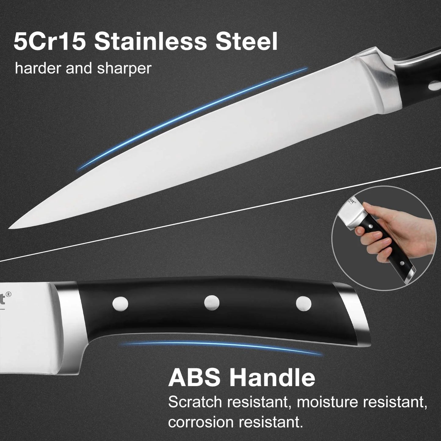 Style Competitive Price Kitchen Knives Wholesale - Stainless Steel Sets