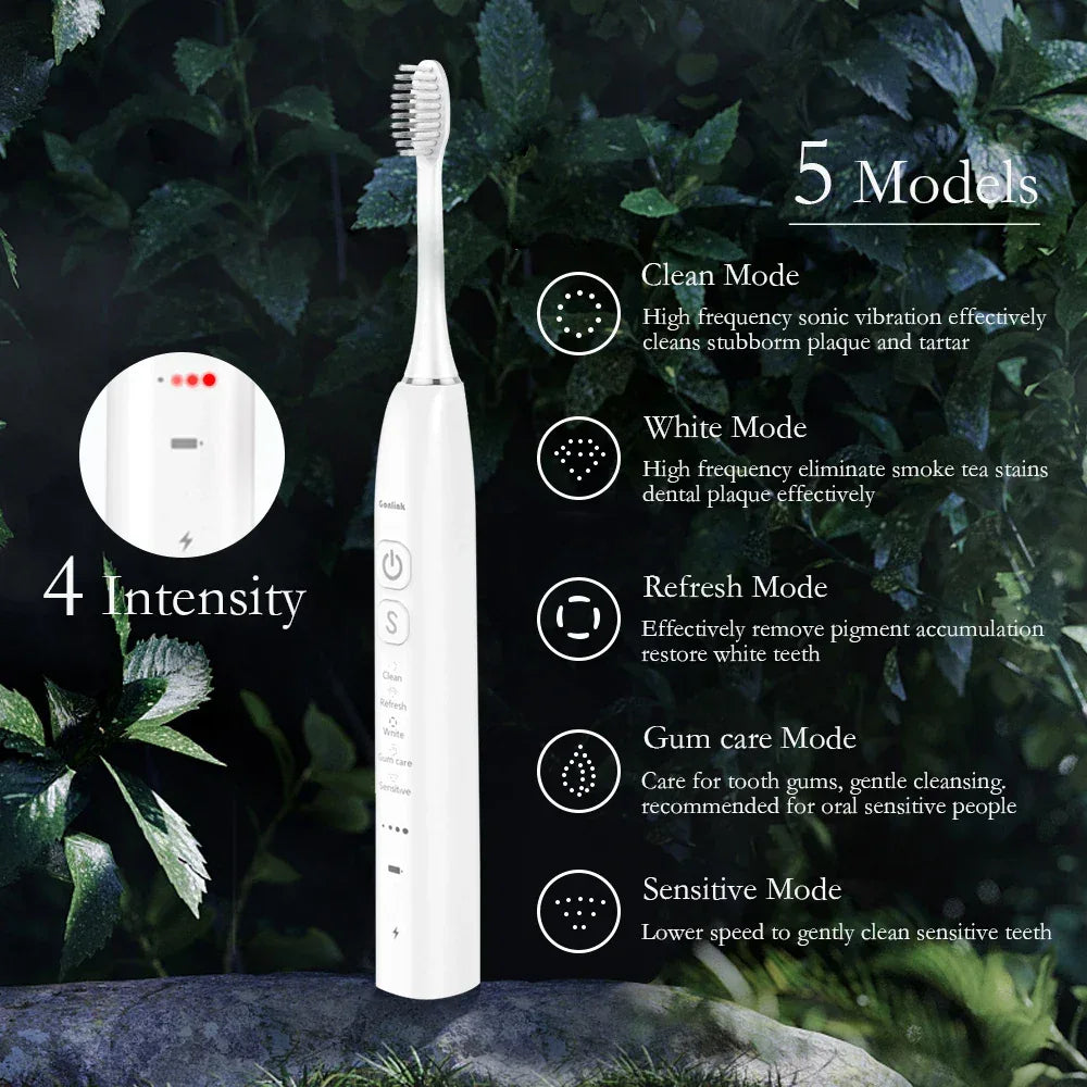 Best IX7 Private Label Tooth Brush Inductive Wireless Charging With Travel Case Rechargeable Smart Sonic Electric Toothbrush