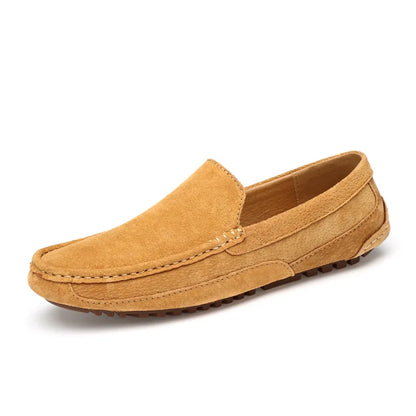 Suede Leather Man Loafers Luxury 2021 Casual Shoes For Men Boat Shoes Handmade Men Slipon Driving Shoes Male Moccasins Zapatos99