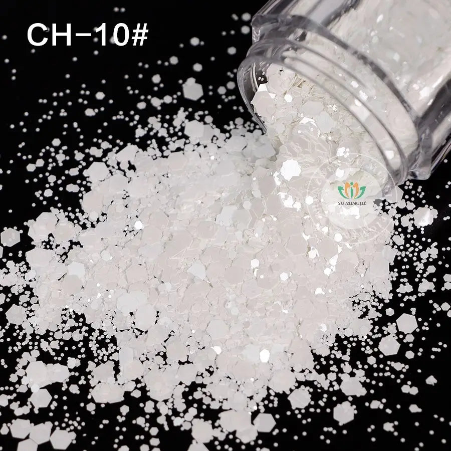 Factory Matt Macaron Colors Nail Sequins Solvent Resistant Non-Toxic Chunky Glitter Bulk Tumbler Snow Globe Epoxy Resin Festival