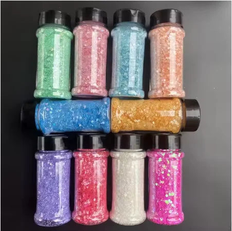 Wholesale PET Color Bulk Cosmetics Chunky Glitter Sequin Nail Art Christmas Holiday Party Celebration Art Craft 1kg