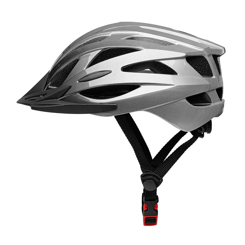 Wholesale Dual Sport Cycling Helmet  One-Piece Plastic Design for Road Mountain Bike Riding for Adult