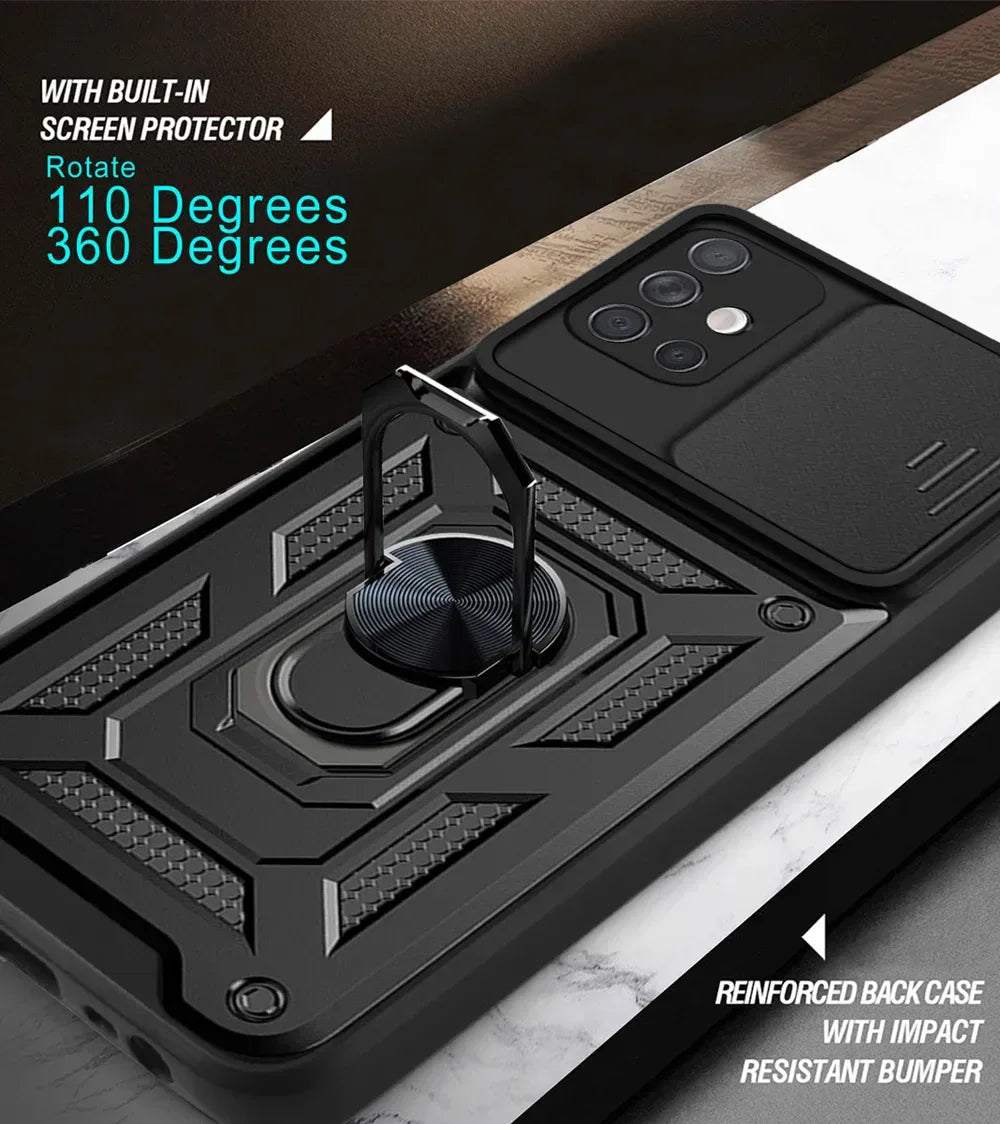 Shockproof Armor Case For Samsung Galaxy A51 A71 A52 A72 A32 4G 5G Car Holder Phone Cover For Galaxy A13 A23 A53 A73 A33 2022 5G