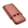 3 Tube Humidor Box Holder With Cigar Cutter Leather Gadgets Travel Portable Cedar Wood Cigar Case