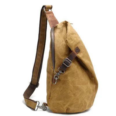 Trendy Large Capacity Chest Bag Casual Men's Crossbody Vintage Batik Canvas Crossbody Chest Bag