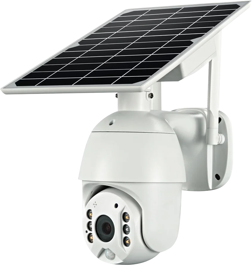 Solar Security Camera Night Vision Built-In Battery 4G Sim Card Wifi Outdoor PTZ Solar Panels Camera