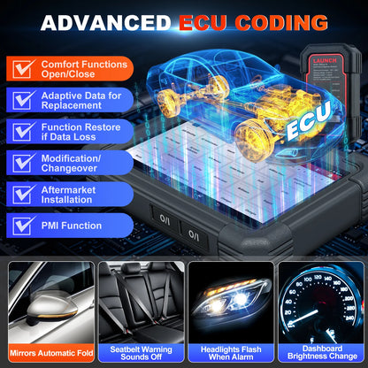 Launch X431 PRO TT Full System Diagnostic Tool Machine for All Cars OBD2 Scanner 2 Years Free Update