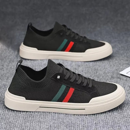 YF New Men's  Casual Sports Shoes White  Fashion Wear Resistant Shoes Men's Walking Shoes
