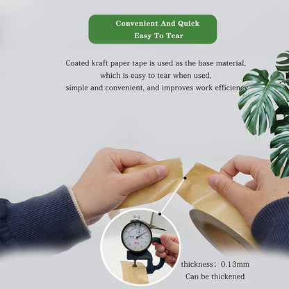 Wholesale Factory Custom PE Eco-Friendly Degradable Self Adhesive Packaging Kraft Paper Packing Tape