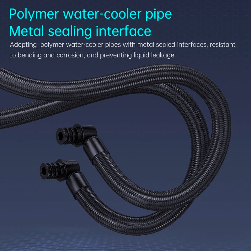 SNOWMAN 120mm RGB ARGB CPU Liquid Cooler AIO Water Cooling Kit High-Efficiency Radiator Ultra-Quiet Fans Heatsink for Laptop 12V
