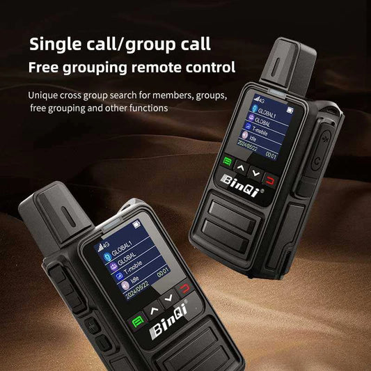 BinQi US Warehouse Fast Shipping BQ-360 4G PoC Walkie Talkie 1 Set 2pcs Dual Mode Long Range PTT Radio with SIM Card
