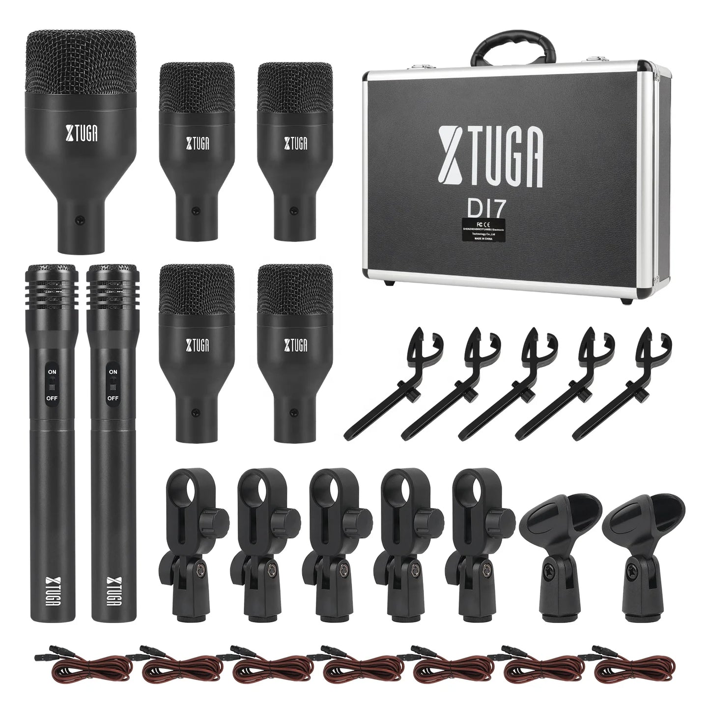 High Quality Musical Metal Wireless Drum Microphone for Studio and Stage Use