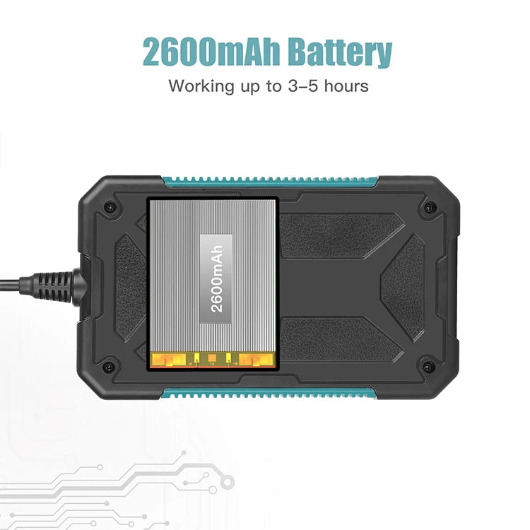 New Handheld 8mm Dual Lens Endoscope Camera Mini Waterproof  Inspection Camera 4.3inch Screen 2m Hard Cable Snake Camera