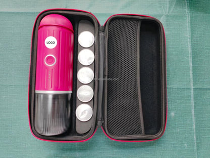 Wireless Heating Espresso Machine Powder Capsule Rechargeable Portable Outdoor Travel Car Carrying Home Electric Coffee Maker