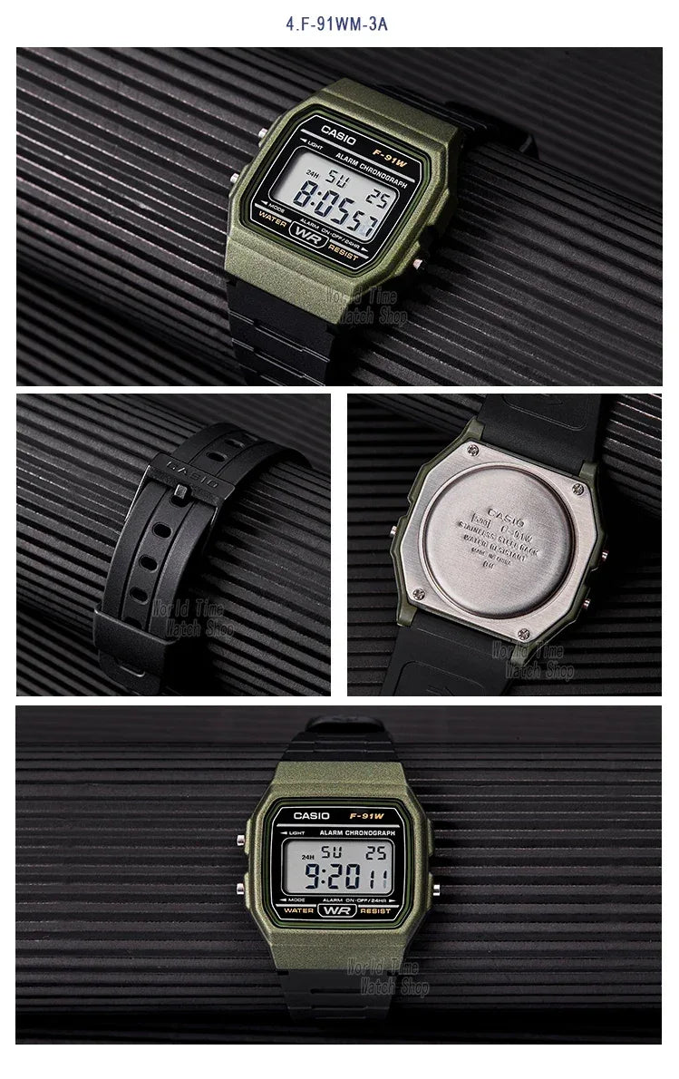 Casio watch  men top luxur set military LED relogio digital watch sport Waterproof quartz men watch Neutral watchs F91W series