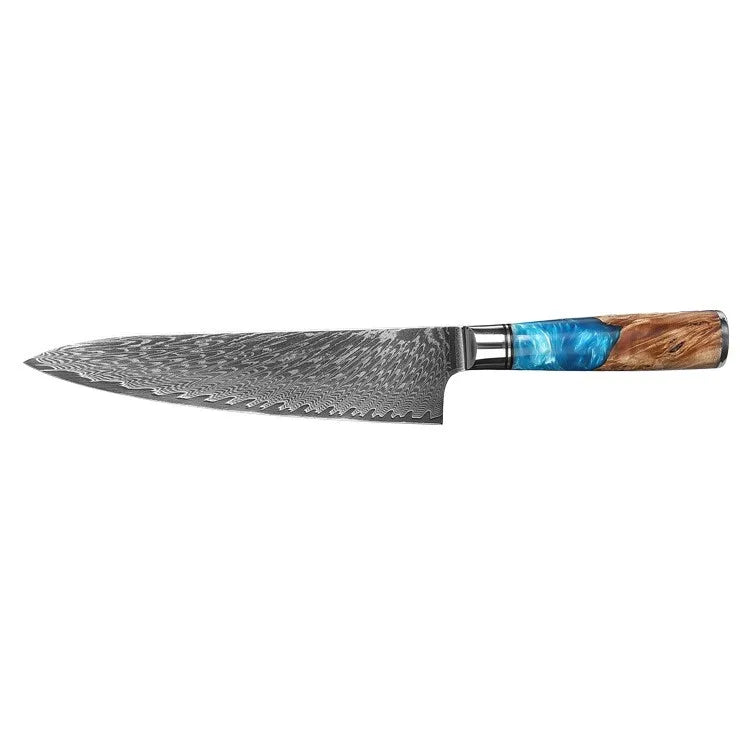 VG 10 Damascus Steel Kitchen Knife Set Household Knife Professional Chef's Knife With Stable Wooden Handle