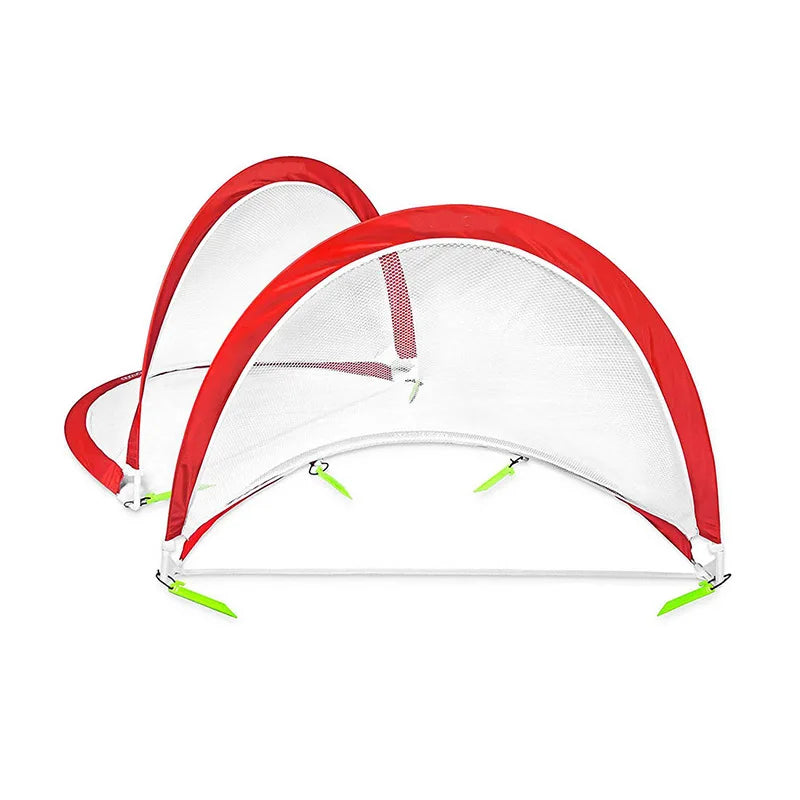 Portable 4FT Foldable Pop-up Football Goal Mini Soccer Training Equipment for Kids
