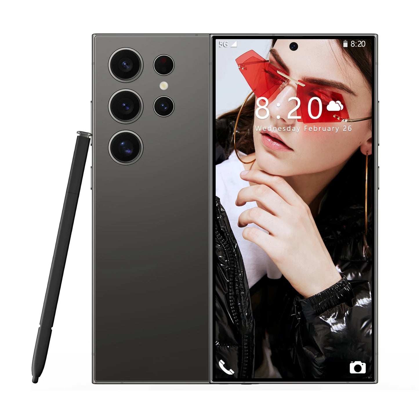 Hot Selling 5G Smartphone S24 S25 Ultra Telephone 7.0 Inch Android Phones Unlocked 16G+1TB Cellphone Mobile Phones 4G 3G