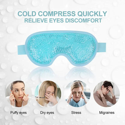 2025 New Medical Freezable Cooling Eye Mask Hot or Cold Gel Eye Compress Eye Health Supplies
