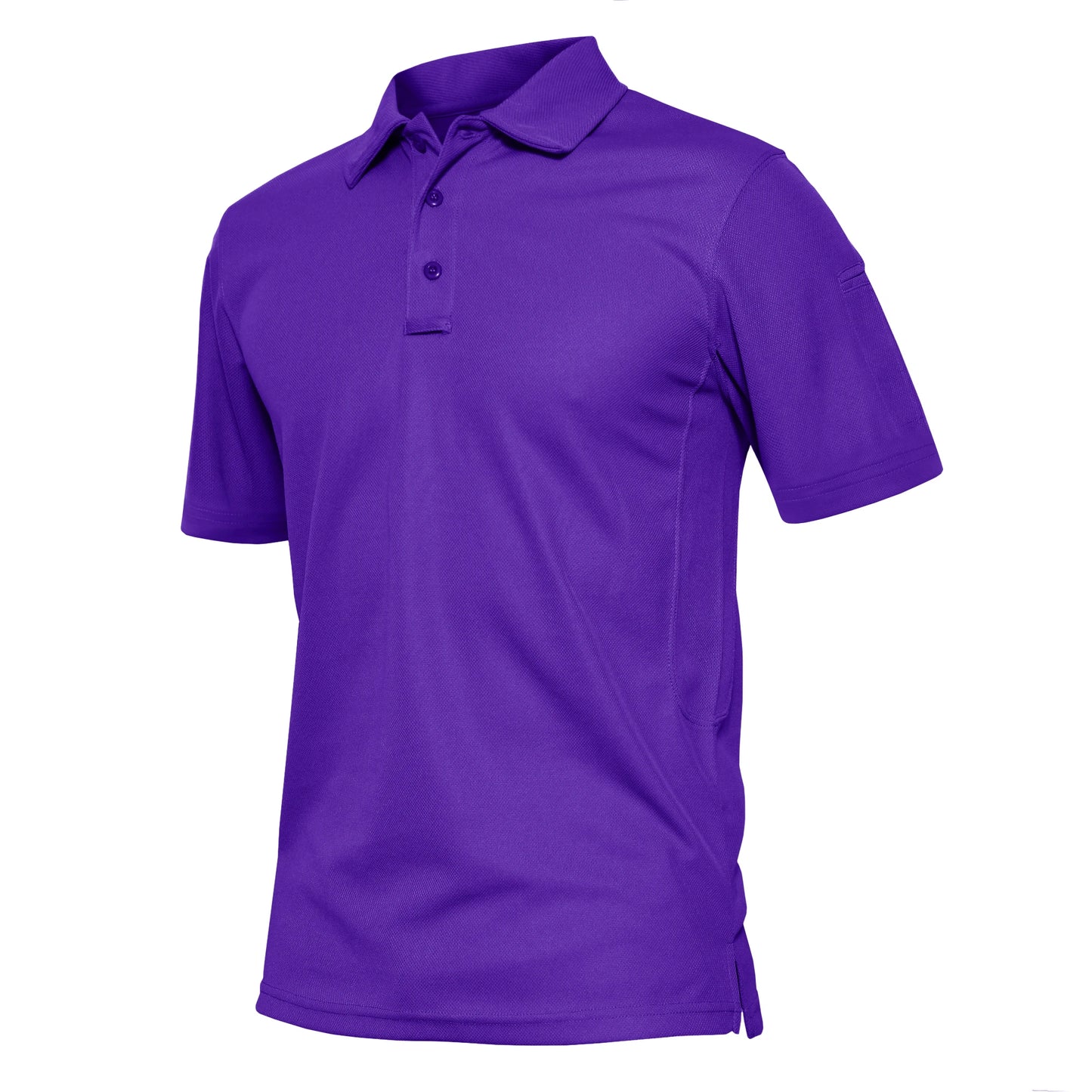 KEFITEVD Summer Golf T-shirts Men's Short Sleeve Quick Drying Polo Shirt Lightweight Outdoor Hiking Camping T-shirts Tee Tops