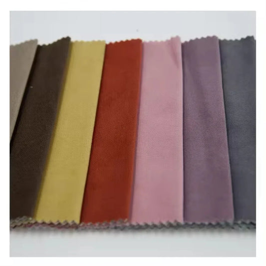 Factory Outlet Wholesale 100% Polyester Short Pile Plush Velvet Fabric Waterproof and Breathable Knitted Upholstery for Sofas by PDG ibma