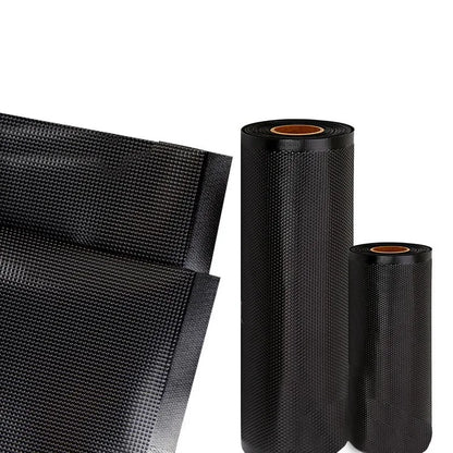 clear Smooth and Black Embossed Food Saver  Vacuum Seal Roll Bag