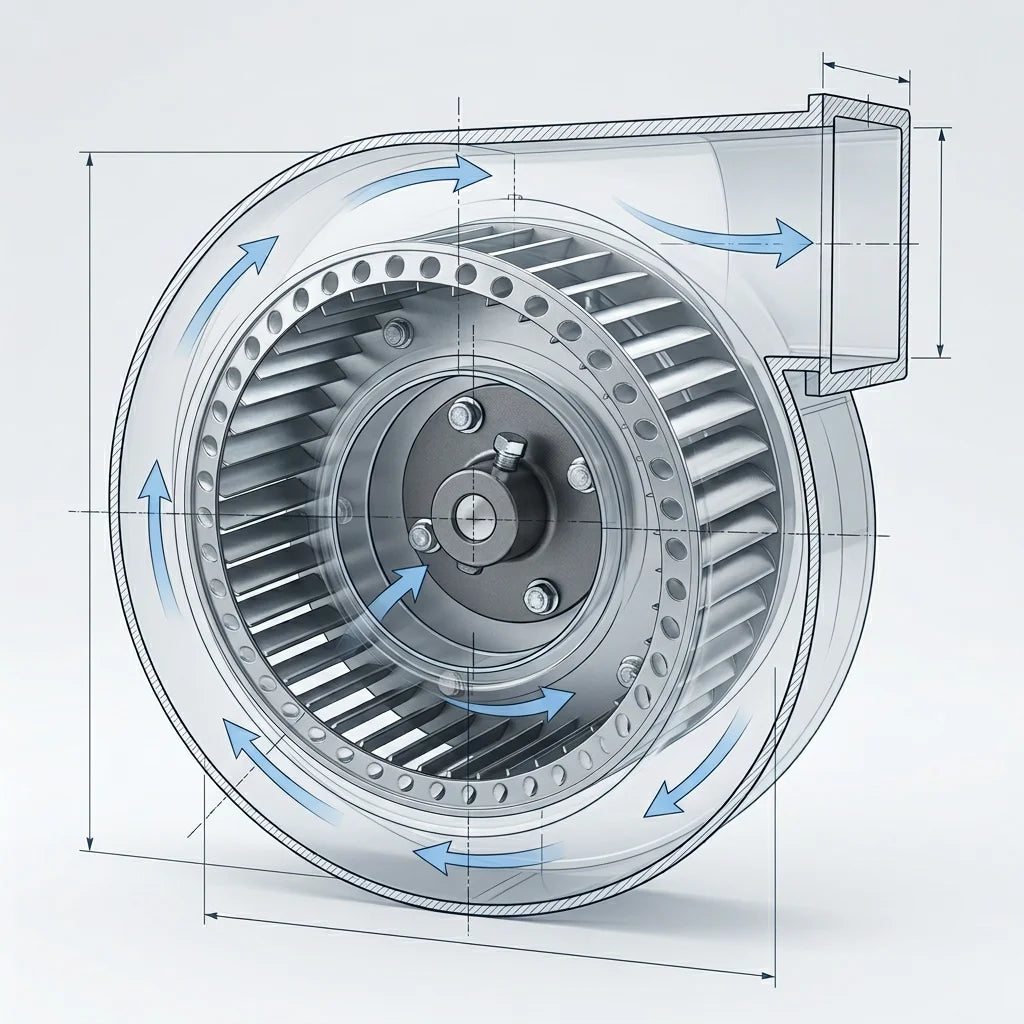 Yuyao Jiale High Efficiency 7-7-250W AC Blower Fan Double Inlet Centrifugal Ventilation Fan 230v Hot Sale ODM & OEM Customizable