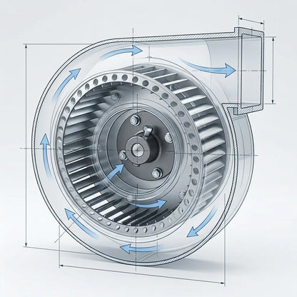 Yuyao Jiale High Efficiency 7-7-250W AC Blower Fan Double Inlet Centrifugal Ventilation Fan 230v Hot Sale ODM & OEM Customizable