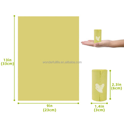 OEM  ODM Pet Poop Bag Eco Corn Starch Poop Bag Dog Poop Bags Biodegradable for Dogs
