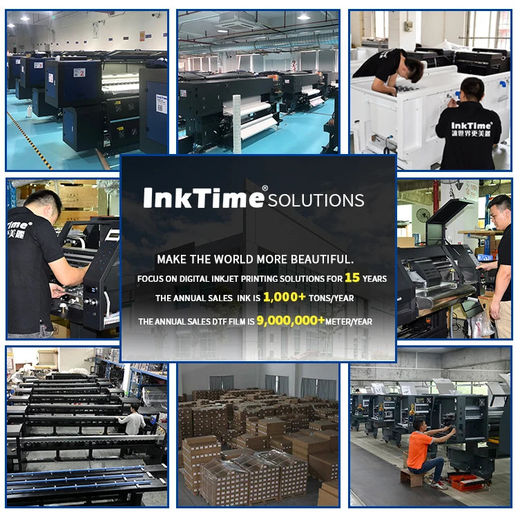 Inktime Customized Multifunction Pet Film Digital Printing F1080 Printhead Impresora A3 Dtf Inkjet T-Shirt DTF Printer