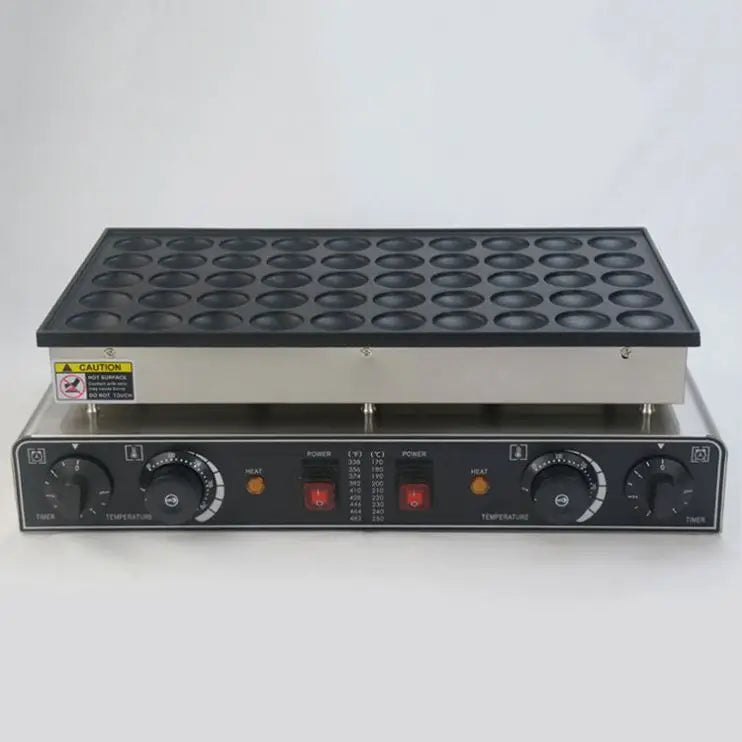 Electric Dutch Mini Pancakes Machine 50 Pancake Maker Generic Stainless Steel Nonstick Mini Pancakes Machine