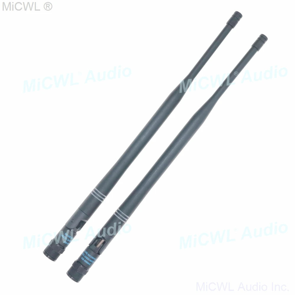 2pcs 10.1" Aerial Antenna For Shure UHF ULX SLX UR PGX UA820 Wireless Receiver 472-542MHz 542-635Mhz 638-698MHz 774-865MHz