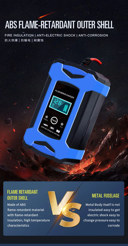Latest Trending 12V 6A Automatic Smart Electric Battery Charger for Motorcycles and Cars-Dropshipping Product