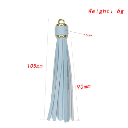 Length 10 cm Leather Tassel Artificial Leather Fringe for Festival Hangings Lantern Bag Bracelet Accessaries