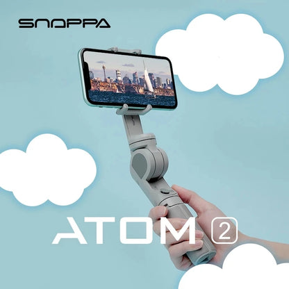 Snoppa ATOM2 3-Axis Handheld Stabilizer Gimbal Wireless Blue-tooth Selfie Stick Tripod Phone Anti-Shake ATOM 2 for iPhone Huawei